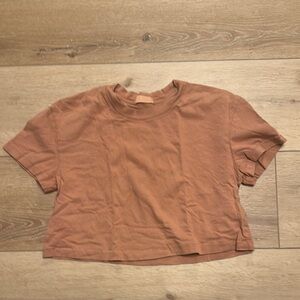 NUUDS Casual Terra cotta Crop Top